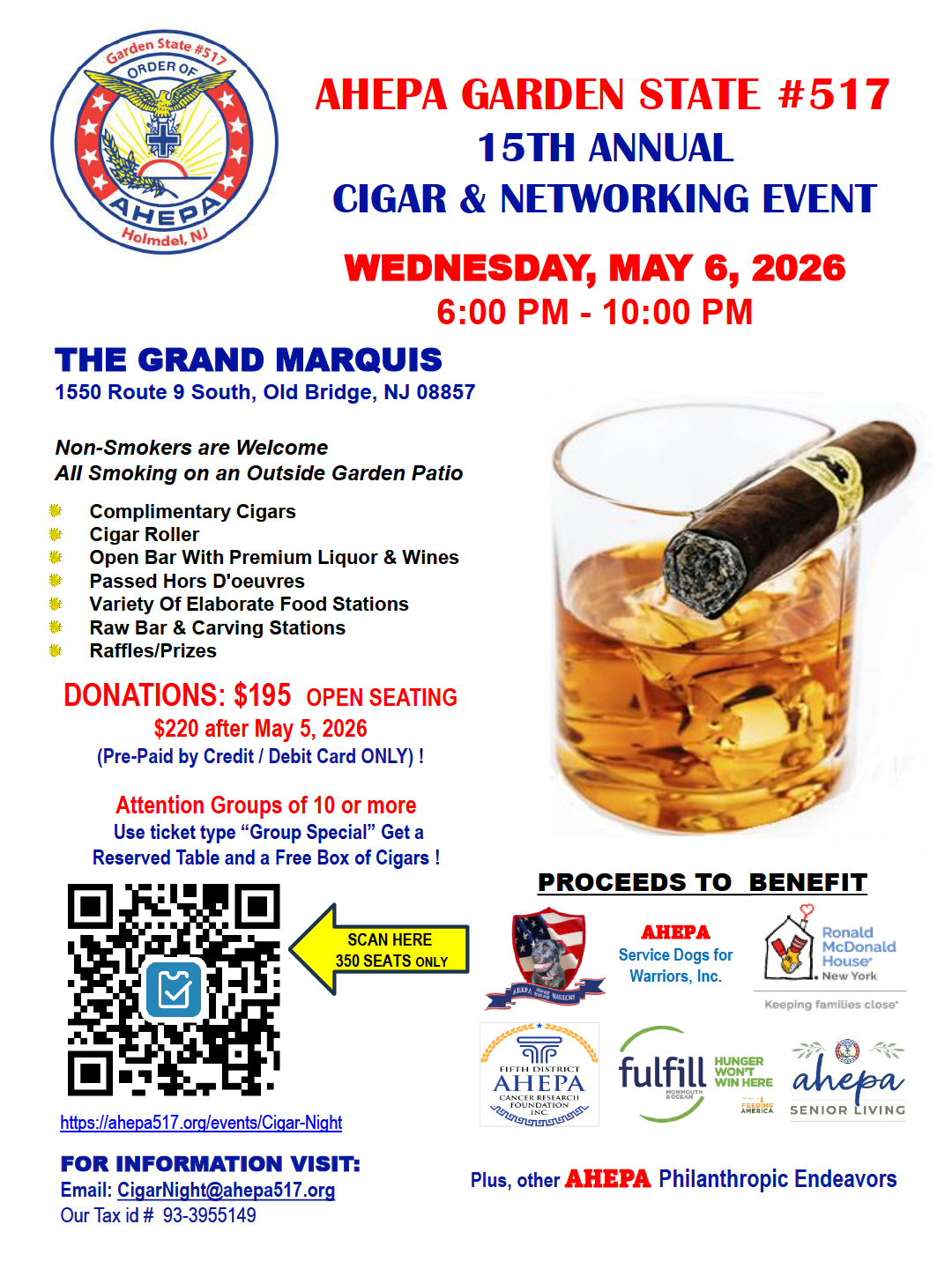 AHEPA 517 Cigar Night